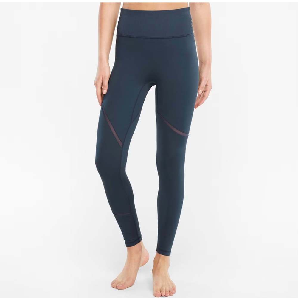 EXHALE Mesh Curve Women's Training Leggings NWOT
